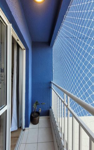 Apartamento à venda com 53m², 2 quartos e 1 vagaVaranda