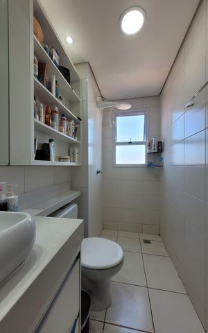 Apartamento à venda com 53m², 2 quartos e 1 vagaBanheiro 