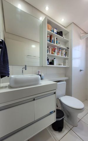 Apartamento à venda com 53m², 2 quartos e 1 vagaBanheiro 