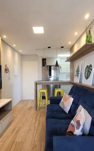 Apartamento à venda com 53m², 2 quartos e 1 vagaSala
