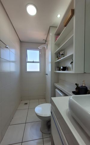 Apartamento à venda com 53m², 2 quartos e 1 vagaBanheiro 