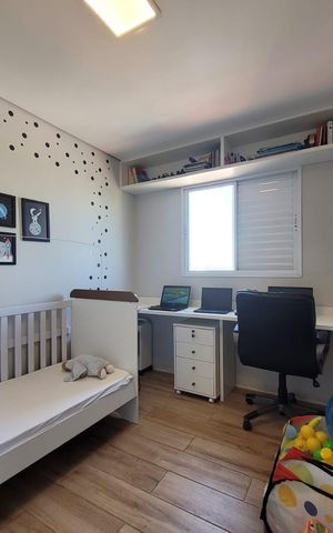 Apartamento à venda com 53m², 2 quartos e 1 vagaQuarto 2