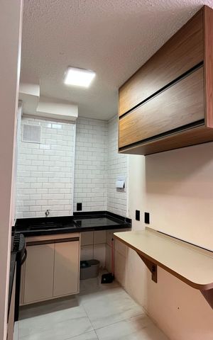 Apartamento para alugar com 35m², 2 quartos e sem vagaCozinha e Área de Serviço
