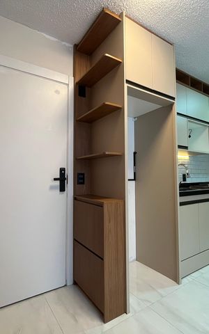 Apartamento para alugar com 35m², 2 quartos e sem vagaSala - Entrada