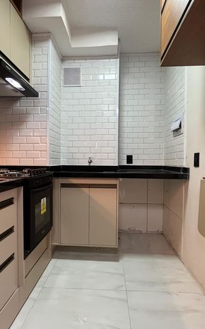 Apartamento para alugar com 35m², 2 quartos e sem vagaCozinha e Área de Serviço