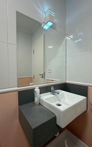 Apartamento à venda com 104m², 3 quartos e 2 vagasBanheiro Social