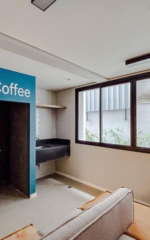 Studio para alugar com 35m², 1 quarto e sem vagaLavanderia