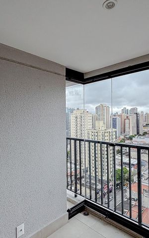 Studio para alugar com 35m², 1 quarto e sem vagaVaranda