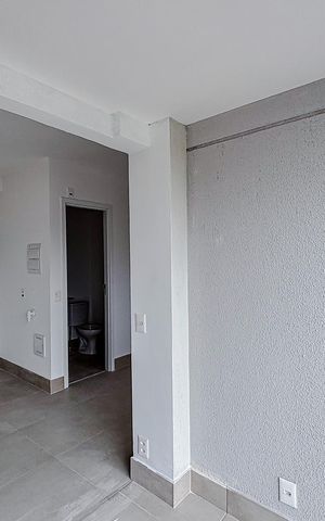 Studio para alugar com 35m², 1 quarto e sem vagaVaranda
