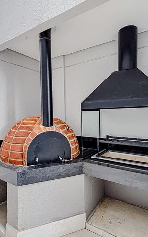 Studio para alugar com 35m², 1 quarto e sem vagaÁrea comum - Churrasqueira
