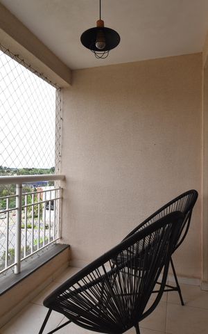 Apartamento para alugar com 57m², 2 quartos e 1 vagaVaranda