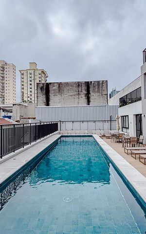 Studio para alugar com 35m², 1 quarto e sem vagaÁrea comum - Piscina