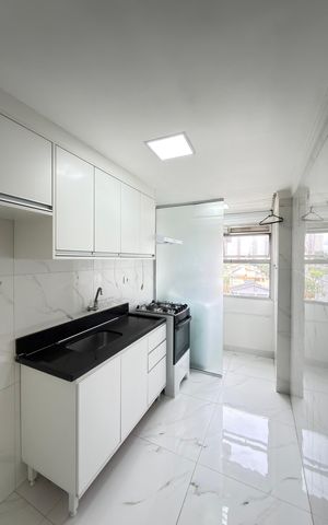 Apartamento para alugar com 36m², 1 quarto e sem vaga Apartamento para alugar com 36m², 1 quarto e sem vagaCozinha e Área de Serviço