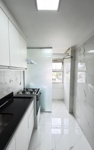 Apartamento para alugar com 36m², 1 quarto e sem vaga Apartamento para alugar com 36m², 1 quarto e sem vagaCozinha e Área de Serviço