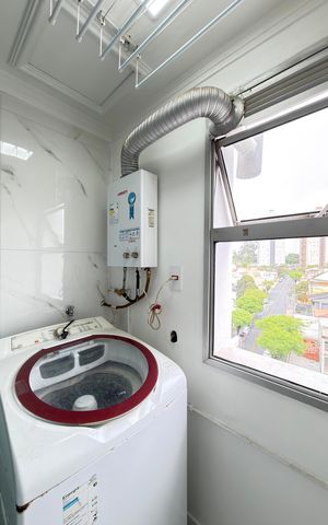 Apartamento para alugar com 36m², 1 quarto e sem vaga Apartamento para alugar com 36m², 1 quarto e sem vagaCozinha e Área de Serviço