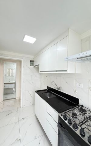 Apartamento para alugar com 36m², 1 quarto e sem vaga Apartamento para alugar com 36m², 1 quarto e sem vagaCozinha e Área de Serviço