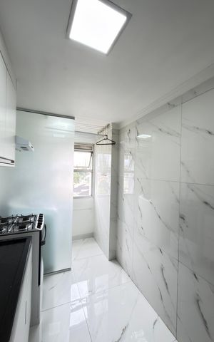 Apartamento para alugar com 36m², 1 quarto e sem vaga Apartamento para alugar com 36m², 1 quarto e sem vagaCozinha e Área de Serviço