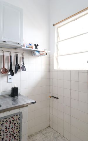 Apartamento à venda com 47m², 1 quarto e 1 vagaCozinha e Área de serviço 
