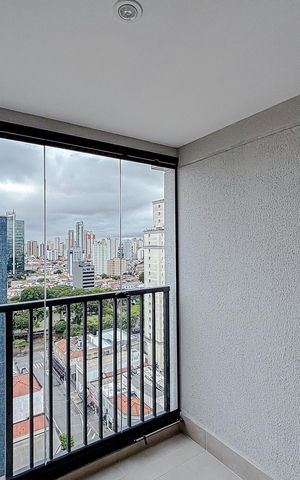 Studio para alugar com 35m², 1 quarto e sem vagaVaranda