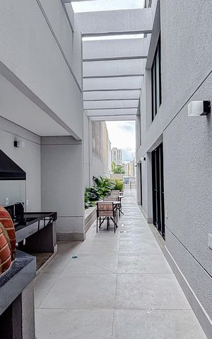 Studio para alugar com 35m², 1 quarto e sem vagaÁrea comum - Churrasqueira