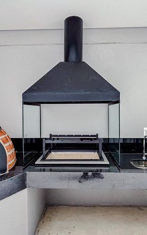 Studio para alugar com 35m², 1 quarto e sem vagaÁrea comum - Churrasqueira