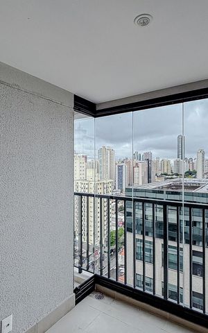 Studio para alugar com 35m², 1 quarto e sem vagaVaranda