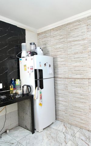 Casa de condomínio à venda com 145m², 3 quartos e 1 vaga Casa de condomínio à venda com 145m², 3 quartos e 1 vagaCozinha e Área de Serviço