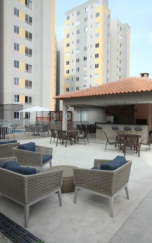 Apartamento para alugar com 45m², 2 quartos e 1 vagaÁrea comum