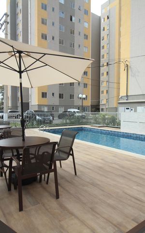 Apartamento para alugar com 45m², 2 quartos e 1 vagaÁrea comum
