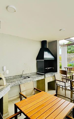 Apartamento para alugar com 36m², 2 quartos e 1 vagaÁrea comum - Churrasqueira