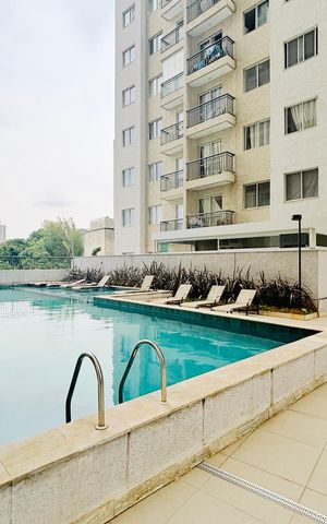 Apartamento para alugar com 36m², 2 quartos e 1 vagaÁrea comum - Piscina