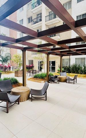 Apartamento para alugar com 36m², 2 quartos e 1 vagaÁrea comum