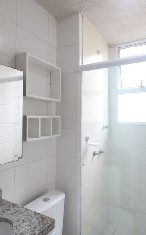 Apartamento à venda com 43m², 2 quartos e 1 vagaBanheiro