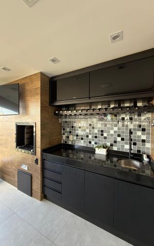 Apartamento à venda com 180m², 3 quartos e 3 vagas Apartamento à venda com 180m², 3 quartos e 3 vagasVaranda gourmet