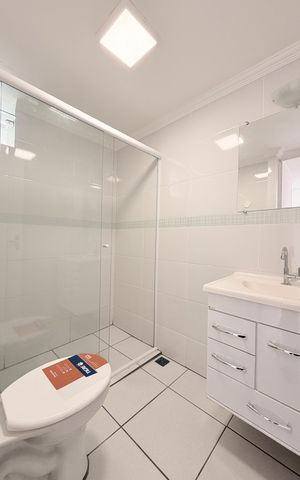 Apartamento à venda com 65m², 2 quartos e 1 vagaBanheiro Social