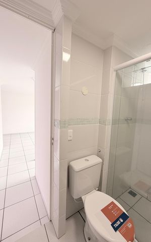 Apartamento à venda com 65m², 2 quartos e 1 vagaBanheiro Social