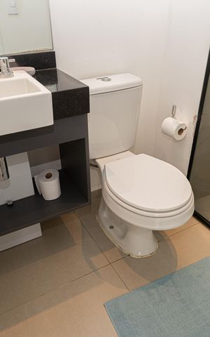 Studio à venda com 38m², 1 quarto e sem vaga Studio à venda com 38m², 1 quarto e sem vagaBanheiro