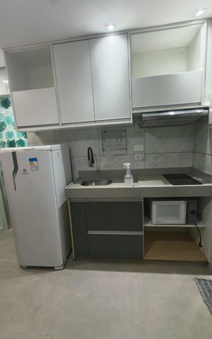 Studio para alugar com 17m², 1 quarto e sem vaga Studio para alugar com 17m², 1 quarto e sem vagaCozinha