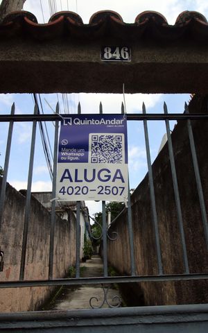 Casa para alugar com 35m², 1 quarto e 1 vagaPlaca