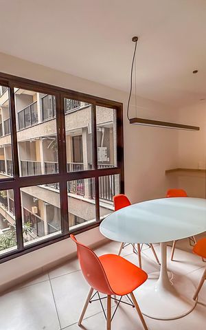 Apartamento para alugar com 32m², 1 quarto e sem vaga