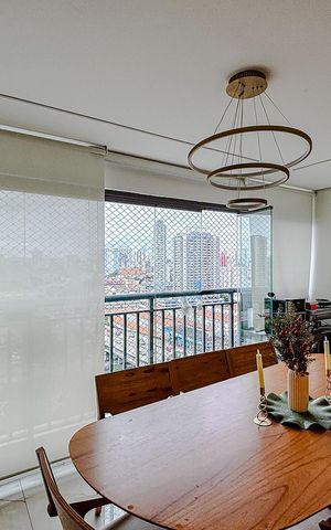 Apartamento para alugar com 88m², 3 quartos e 1 vagaVaranda
