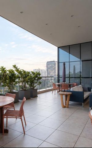 Apartamento para alugar com 46m², 1 quarto e 1 vaga Apartamento para alugar com 46m², 1 quarto e 1 vagaÁrea comum - Salão de festas