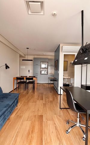 Apartamento para alugar com 46m², 1 quarto e 1 vaga Apartamento para alugar com 46m², 1 quarto e 1 vagaSala