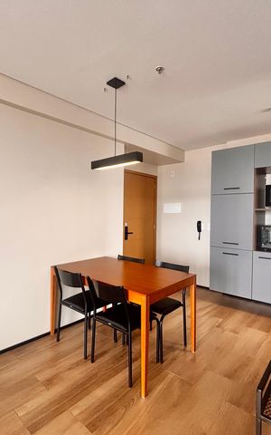 Apartamento para alugar com 46m², 1 quarto e 1 vaga Apartamento para alugar com 46m², 1 quarto e 1 vagaSala de Jantar