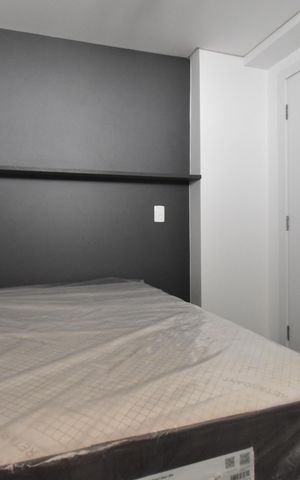Studio para alugar com 27m², 1 quarto e 1 vagaQuarto