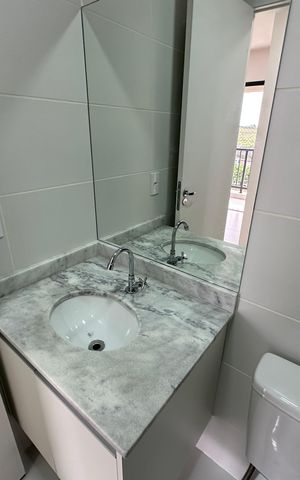 Apartamento para alugar com 49m², 1 quarto e 1 vaga Apartamento para alugar com 49m², 1 quarto e 1 vagaBanheiro