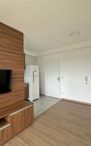 Apartamento para alugar com 49m², 1 quarto e 1 vaga Apartamento para alugar com 49m², 1 quarto e 1 vagaSala