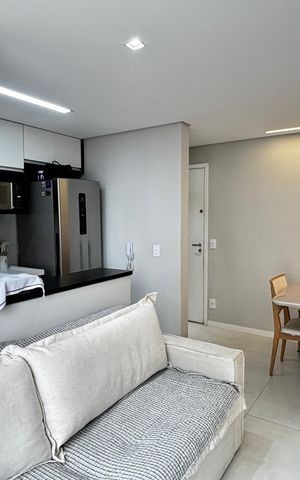 Apartamento à venda com 50m², 2 quartos e 1 vaga Apartamento à venda com 50m², 2 quartos e 1 vagaSala