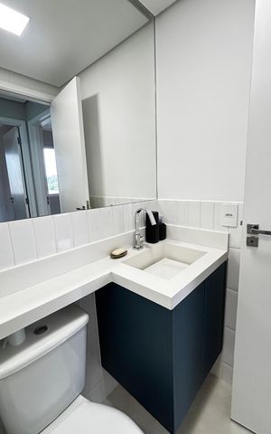 Apartamento à venda com 50m², 2 quartos e 1 vaga Apartamento à venda com 50m², 2 quartos e 1 vagaBanheiro