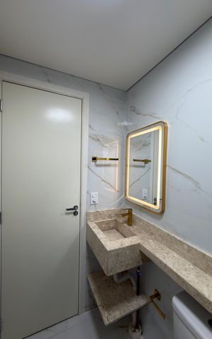Apartamento para alugar com 45m², 2 quartos e sem vagaBanheiro Social